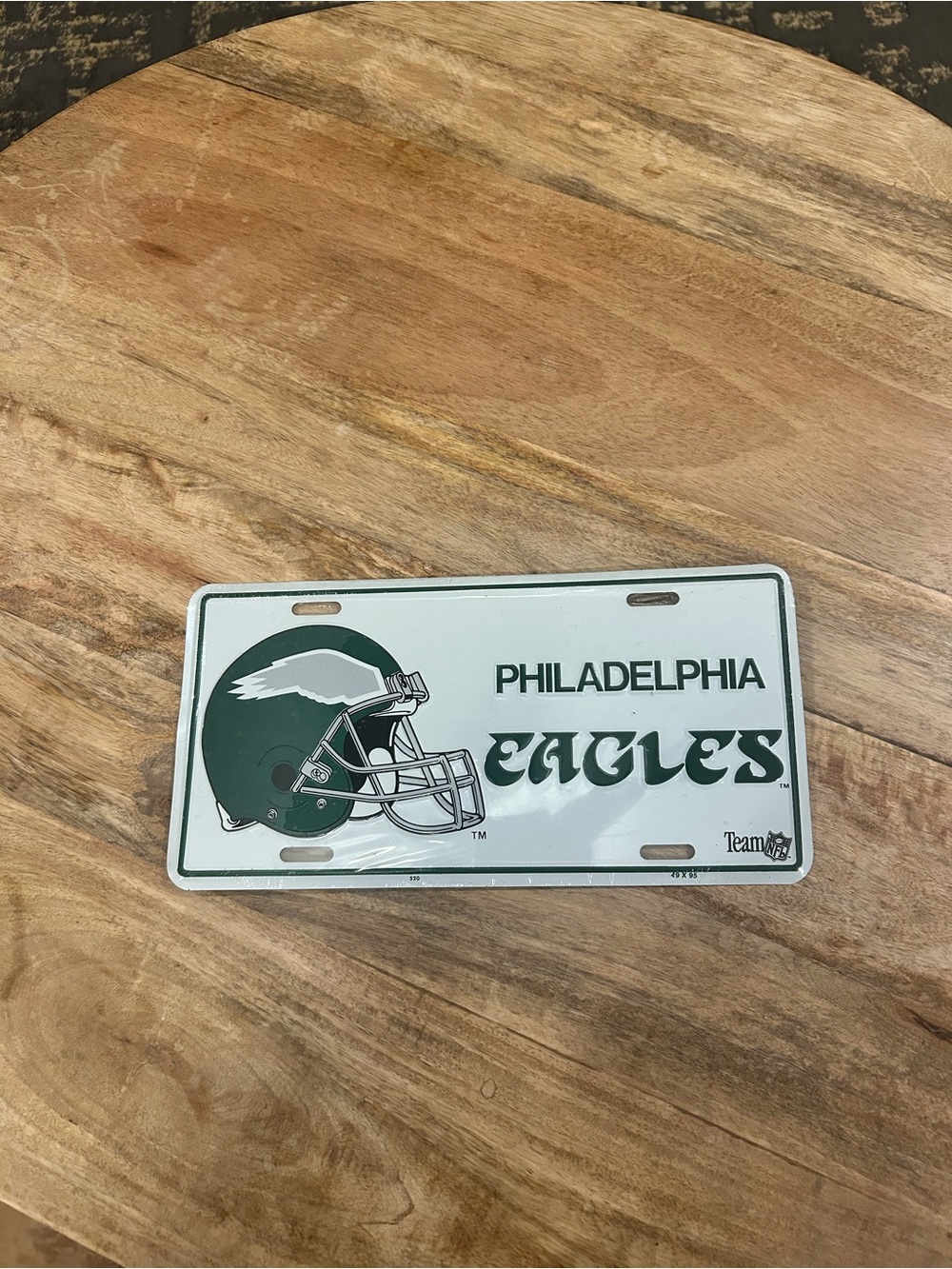 VINTAGE PHILADELPHIA EAGLES LICENSE PLATE TEAM NFL-NEW!SEALED